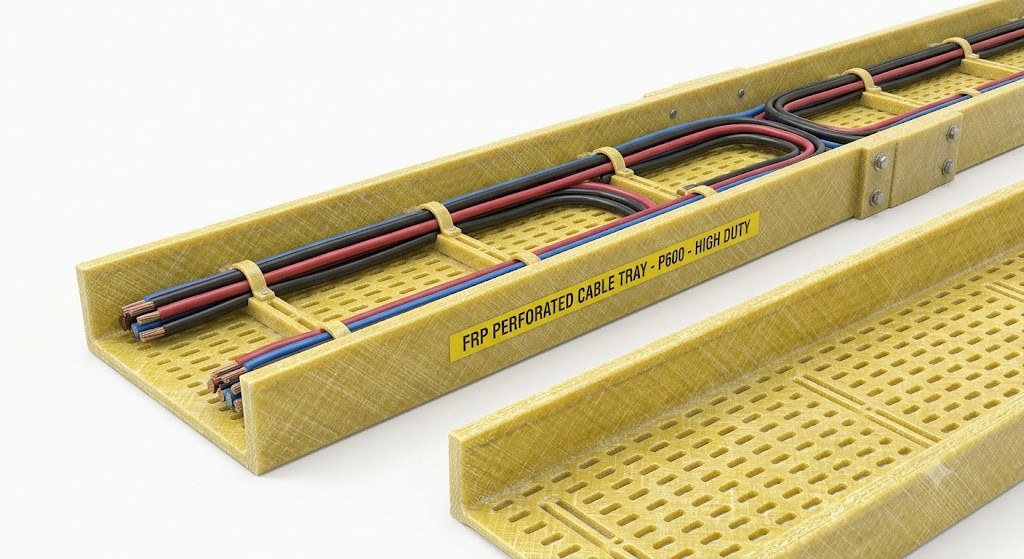 FRP Perforated Type Cable Tray
